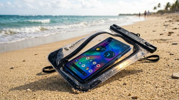 waterproof phone pouch options