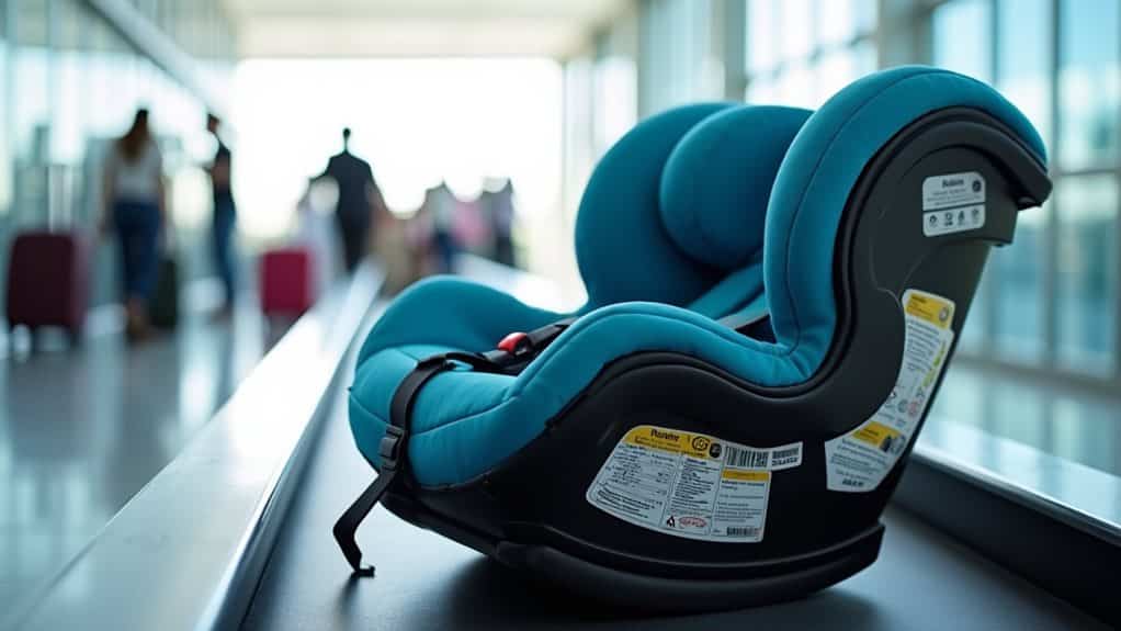 faa approved car seats allowed
