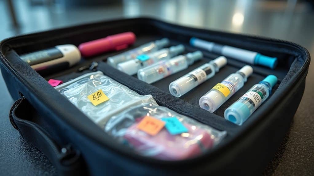 pack label organize supplies