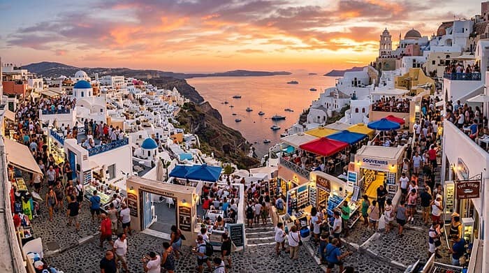 popular santorini tourist spots