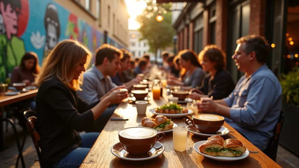 vibrant coffee and cuisine